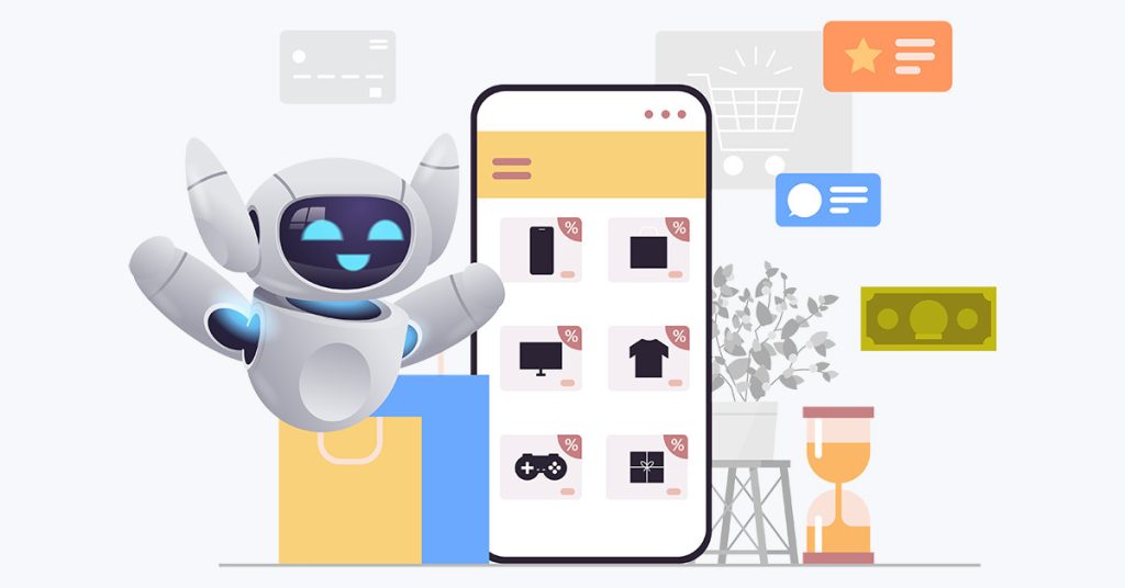 e-commerce chatbot reducing cart abandonment and increasing sales.