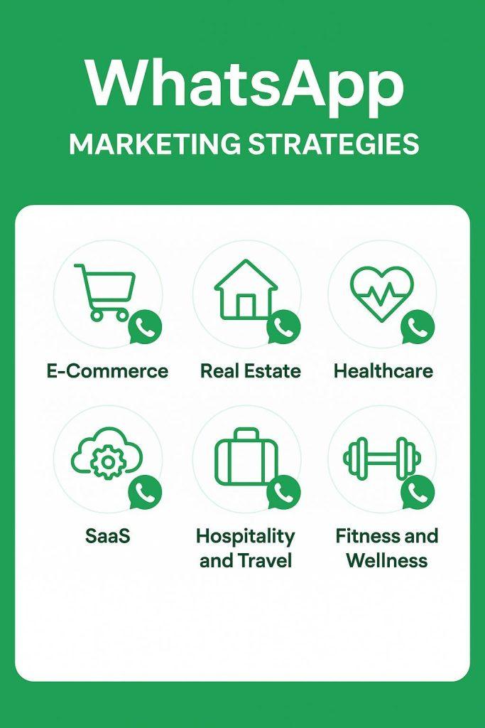 WhatsApp Marketing Strategies for various businesses.