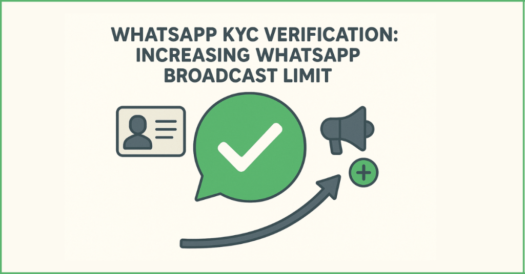 WhatsApp KYC Verification to increase WhatsApp Broadcast Limit.