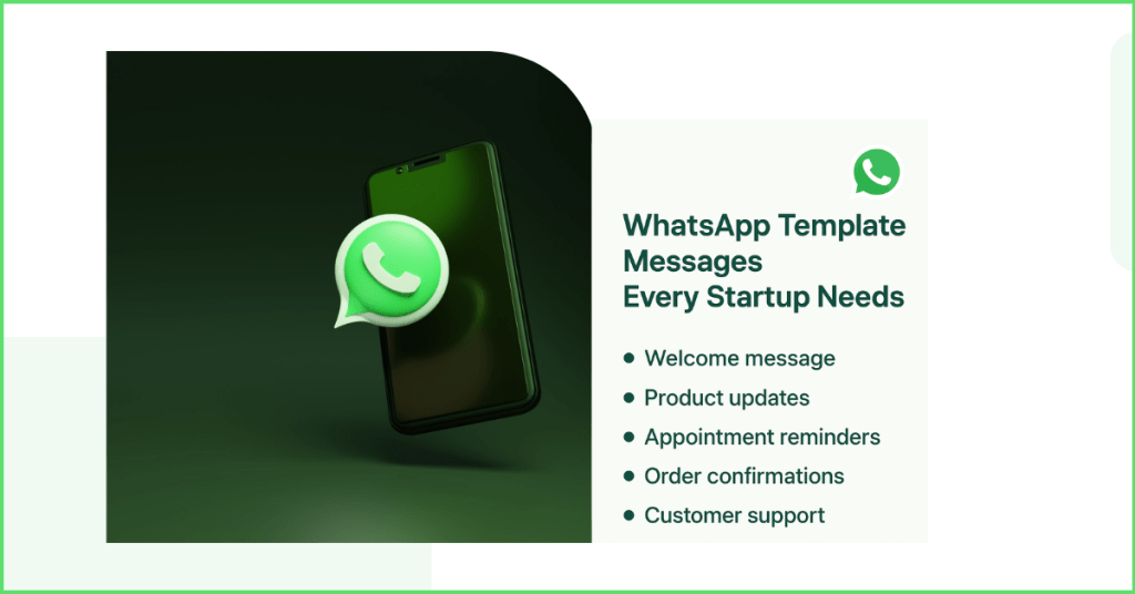 WhatsApp Template Messages for Startups.