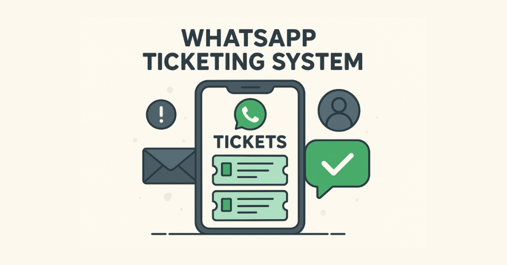 Using WhatsApp Ticketing System in Business.