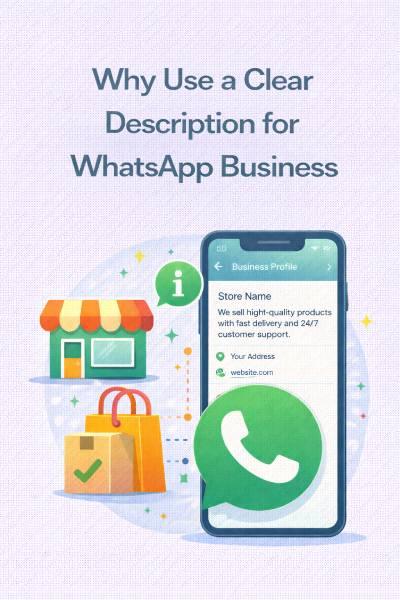 Why use a clear WhatsApp Business Description ?