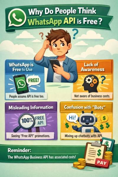 Why do people thing WhatsApp API is free ?