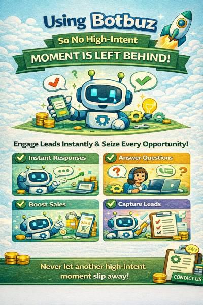 Using Botbuz So No High-Intent Moment Is Left Behind.