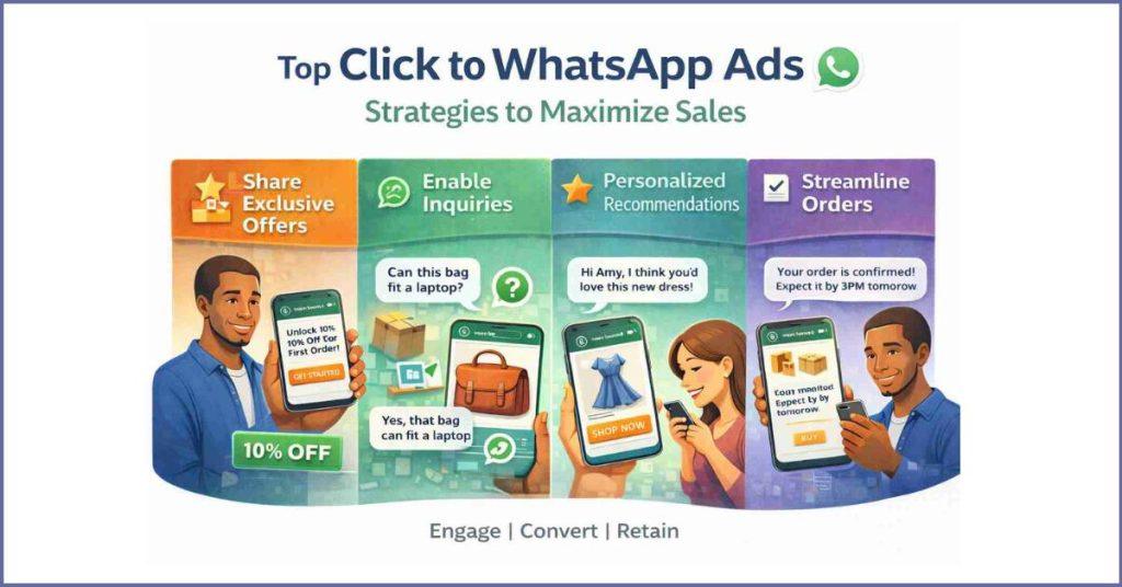 Top Click to WhatsApp Ads for business strategies.