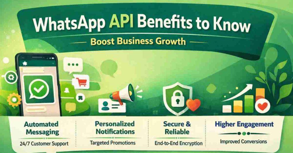 WhatsApp API benefits for business growth.