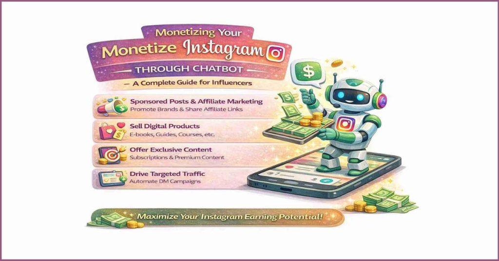 Instagram monetizing Instagram through chatbot - A complete guide.