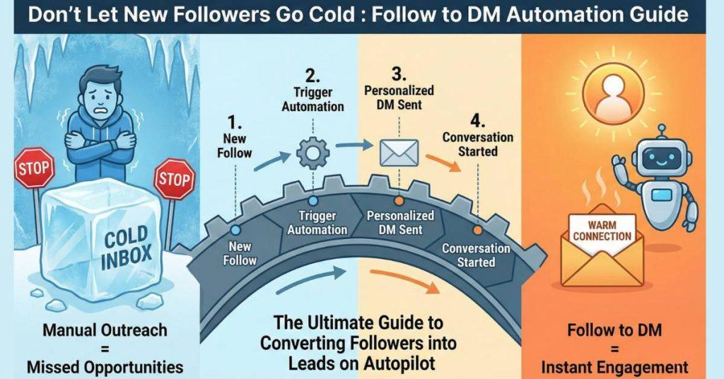 Don’t Let New Followers Go Cold: Follow to DM Automation Guide