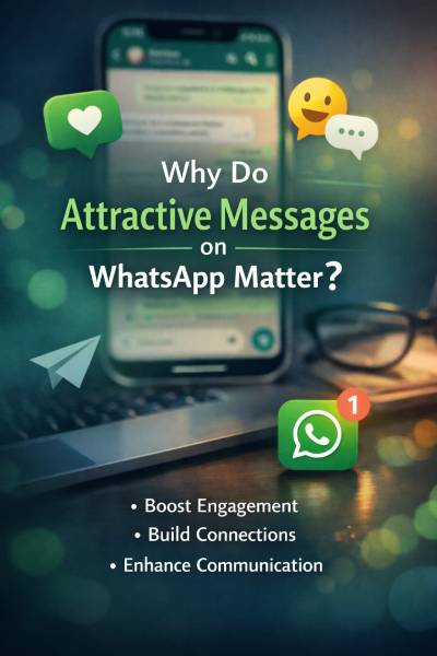 Why do attractive messages on WhatsApp matter?