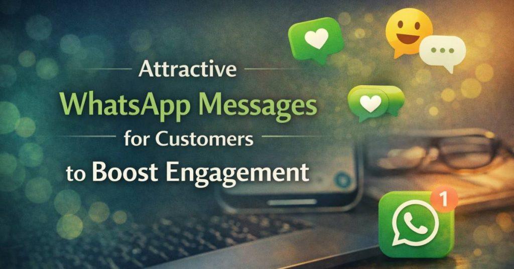 Attractive WhatsApp Messages to boost customer engagement.