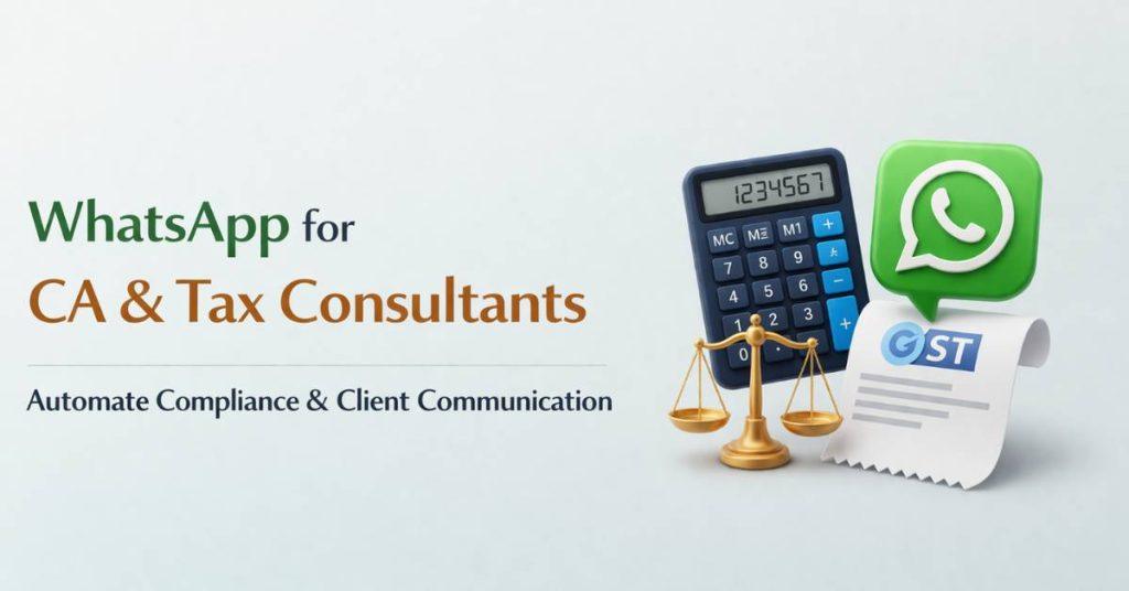 Using WhatsApp for CA and tax consultants.