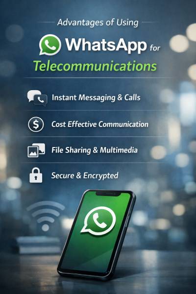 Advantages of Using WhatsApp for Telecommunications.