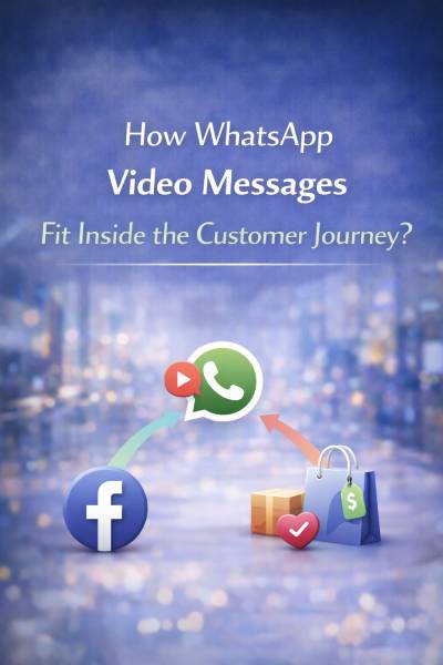 How WhatsApp Video Messages fit inside the customer journey.