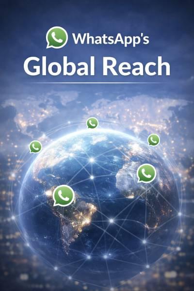 WhatsApp's Global Reach.