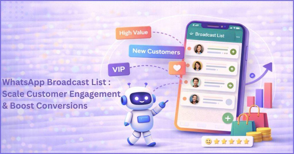 WhatsApp Broadcast List to improve customer engagement and conversions.