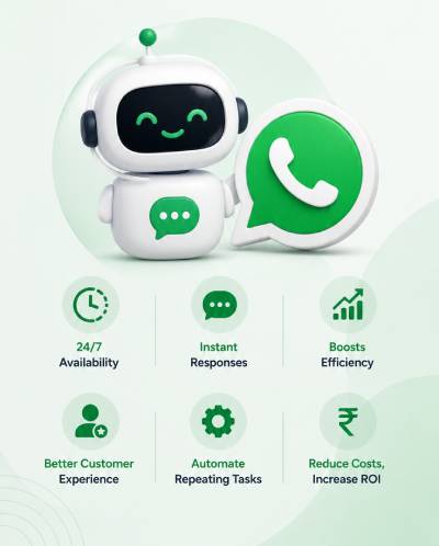 WhatsApp Design making convenient for business to use chatbot.