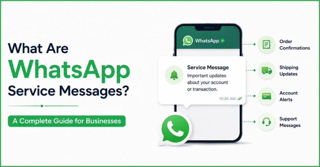 What are WhatsApp Service Messages ?