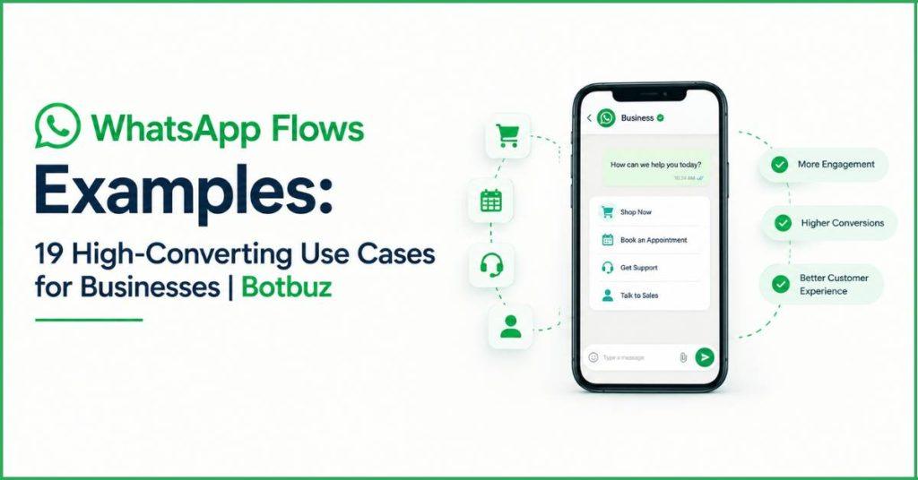 WhatsApp Flows Examples : High Converting Use Cases.