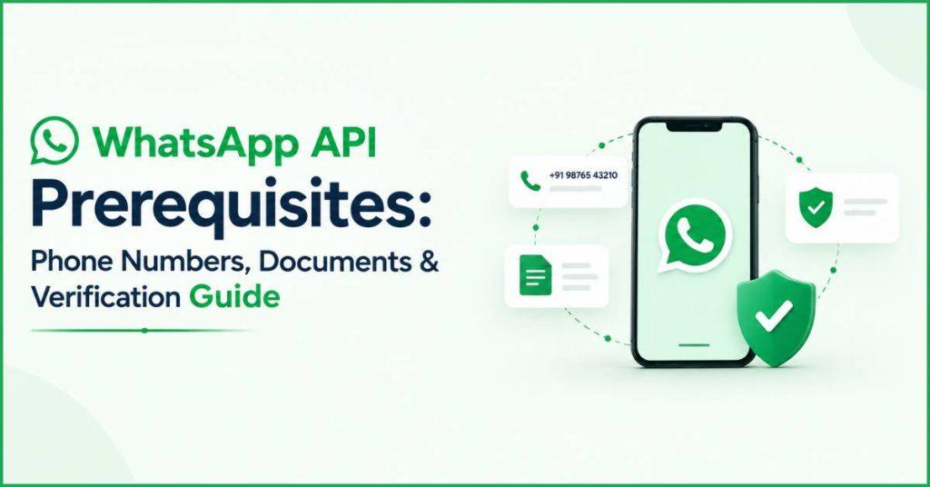 WhatsApp API Prerequisites.